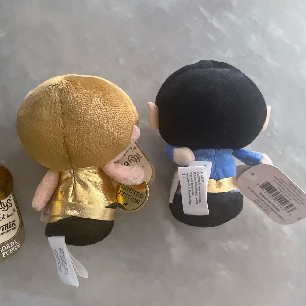 Hallmark itty bittys Star Trek plush toys U.S.S. Enterprise NCC-1701-D Rare HTF - Picture 8 of 13